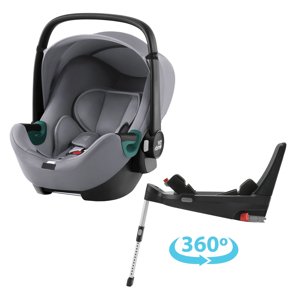 ROMER Baby-Safe 3 i-Size Flex Base 5Z Bundle 2023 Frost Grey